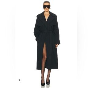 SKIMS NWT Boyfriend Fleece Trench Coat